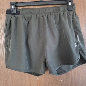 Women's Athletic Shorts in Olive Green